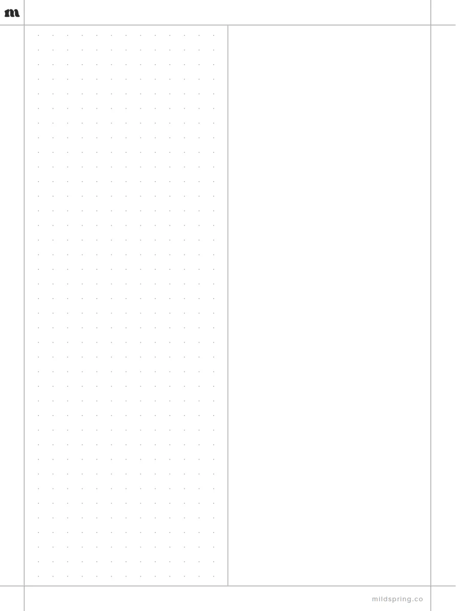 Split Page: Dots Left template page preview