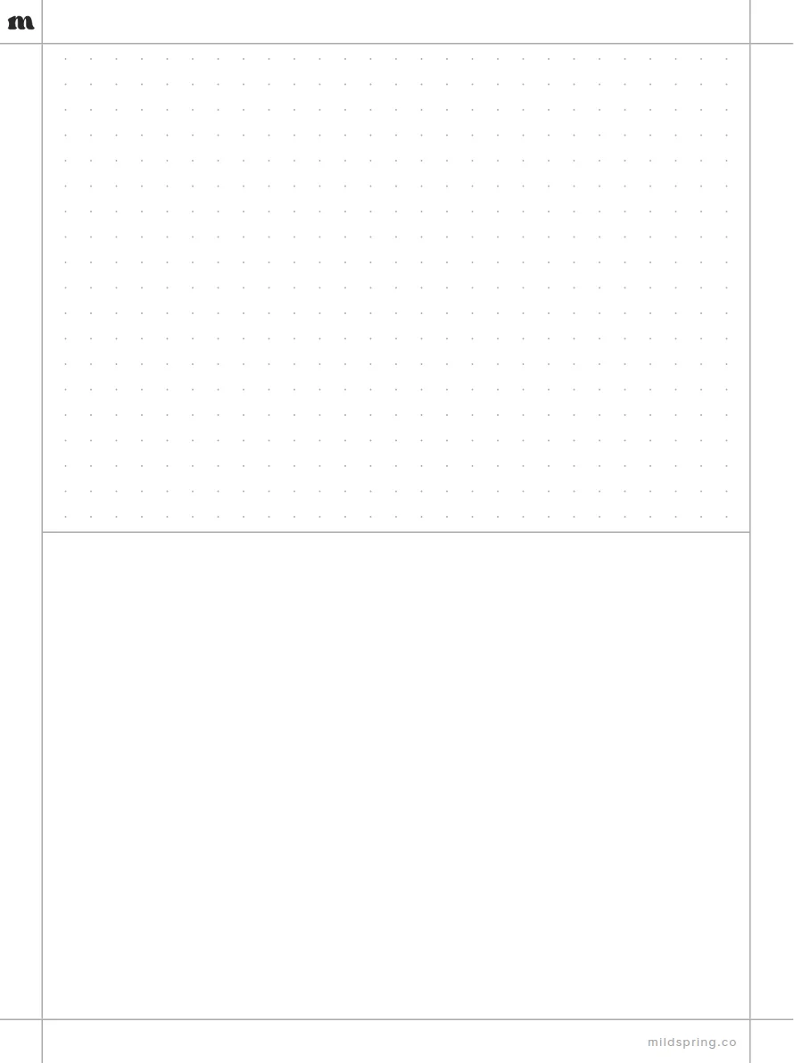 Split Page: Dots Top template page preview
