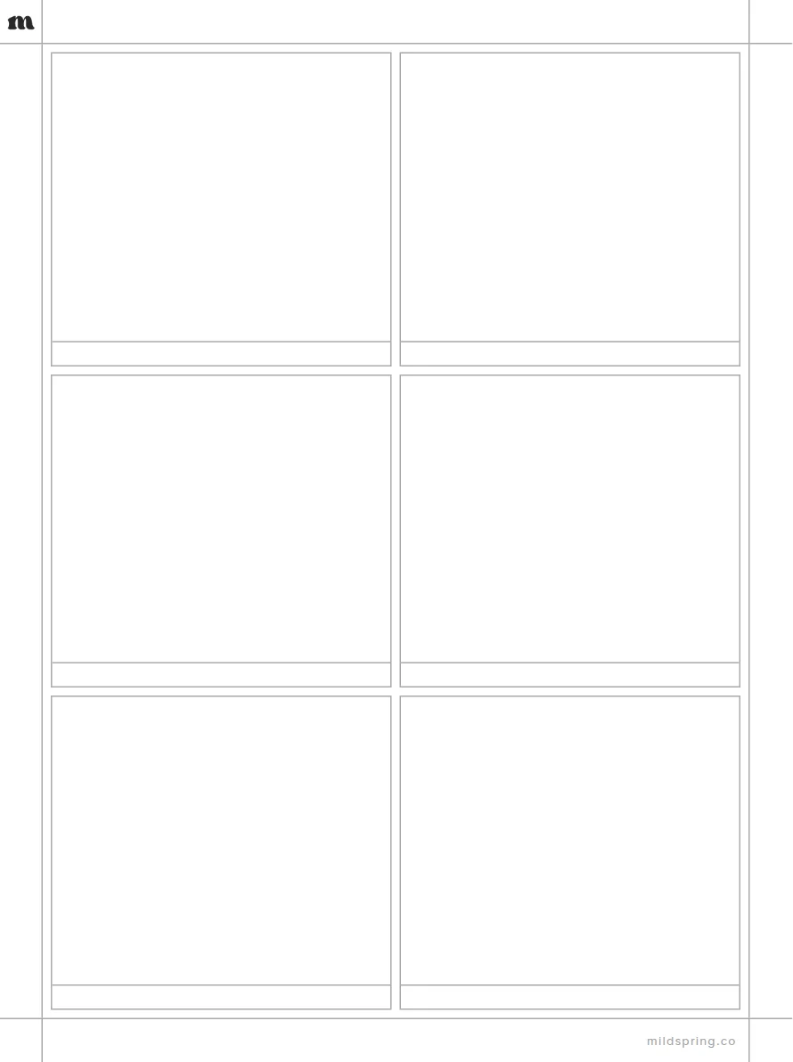Storyboard template page preview